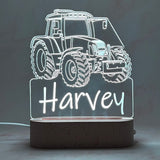 Personalised Tractor Led Night Lamp - KnK krafts
