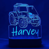 Personalised Tractor Led Night Lamp - KnK krafts