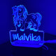 Personalised Unicorn Led Night Light - KnK krafts