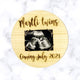 Pregnancy Announcement Plaque with Photo Holder - KnK krafts