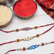 Rakhis With Intials and Om Symbol - KnK krafts