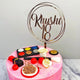 Spiral Birthday Cake topper - KnK krafts