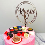 Spiral Birthday Cake topper - KnK krafts