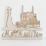 Wedding Cake Topper with Truck - KnK krafts