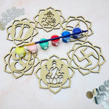 Wooden Diwali Cutouts - KnK krafts