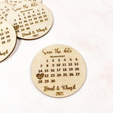 Wooden Save The Date Magnets - KnK krafts