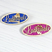 Wooden Wedding Broaches - KnK krafts